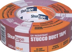 Shurtape PC 667 Duct Tape Outdoor Stucco Red 2" x 180' 100526