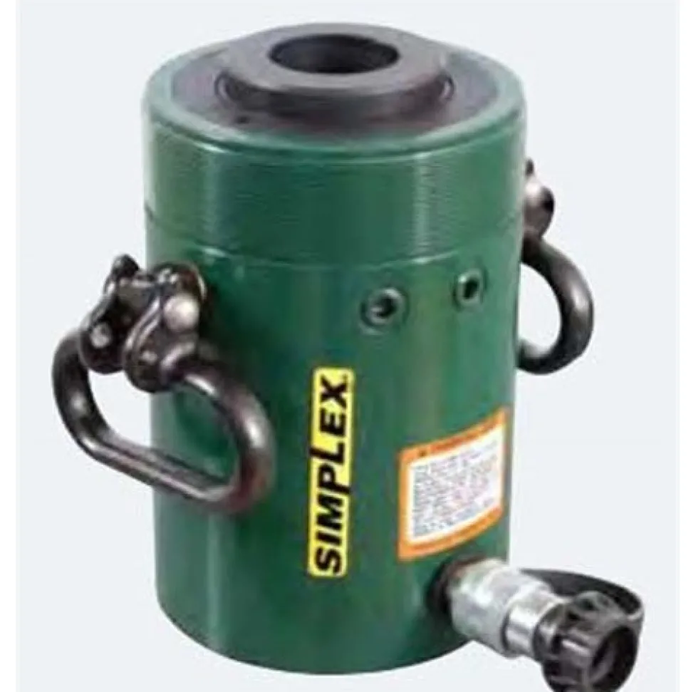 Simplex 100 Ton Center Hole Single Acting 3" Stroke Cylinder RC1003A