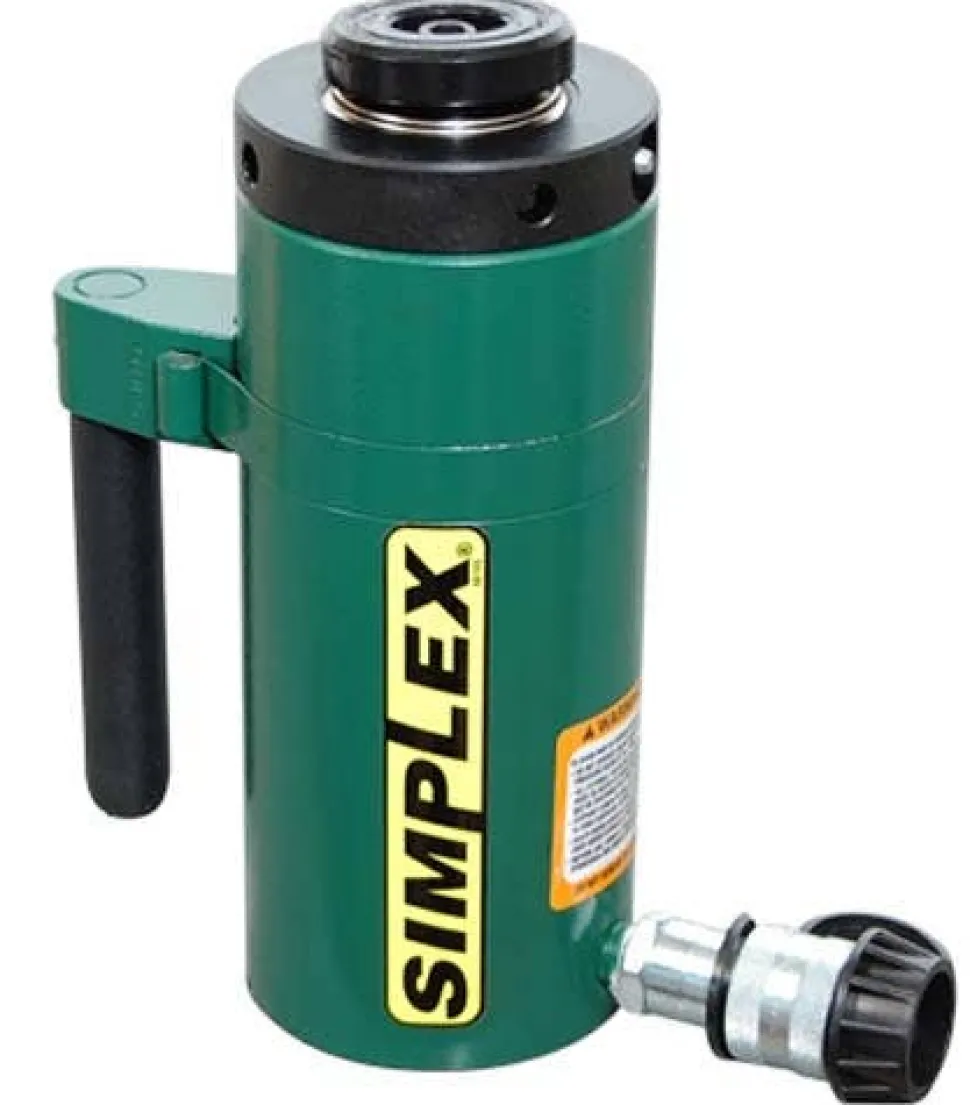 Simplex 50 Ton Single Acting L/Nut Load Ret. 2" Stroke Cylinder RLN502