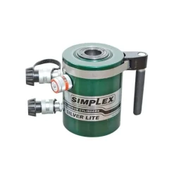 Simplex Aluminum 30 Ton Hydraulic 2" Double Acting Cylinder Center Hole RACD302