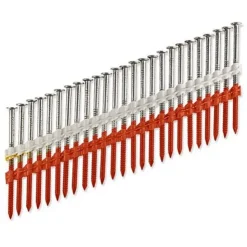 Simpson Stainless 20 degree-22 degree Plastic Full Round Head 3" 11-Gauge Ring-Shank Nail (Box of 4000) S11A300CNB