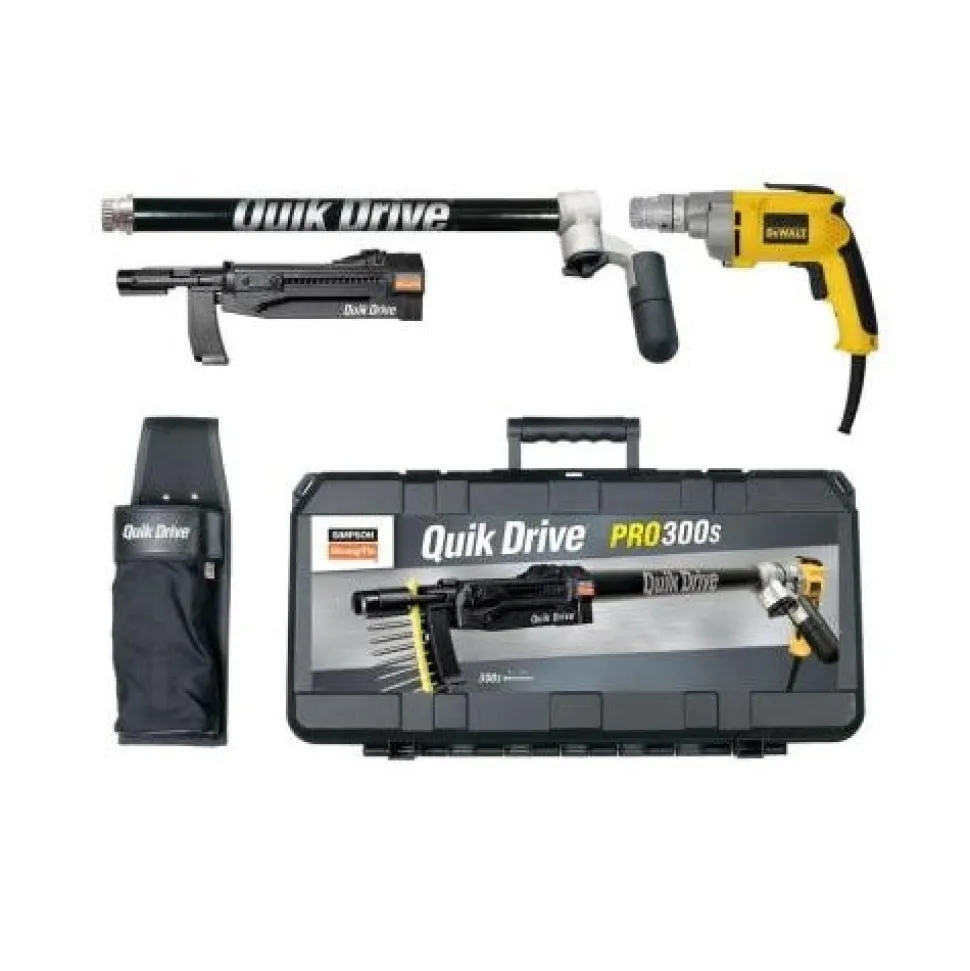 Simpson Strong-Tie Quik Drive System for Decking with 2500 RPM DeWalt Motor PRO300SD25K