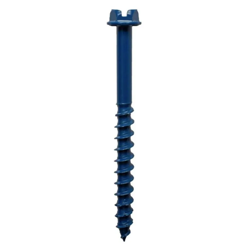 Simpson Strong-Tie Titen Turbo 3/16" x 1-1/4" Hex Head Concrete & Masonry Screws (Box of 100) TNT18114H