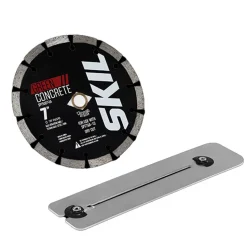 Skil Stainless Steel Compression Skid Plate with Anti-spalling Slot, 7