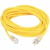 SOUTHWIRE 25' 12/3 SJEOOW Polar/Solar Standard Extension Cord (Yellow) 1687SW0002