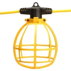 Southwire 100' String Light 10-Outlet 1,500 Watt Max / 30,000 Lumen (Bulbs Not Included) LED or Incandescent 7145SW