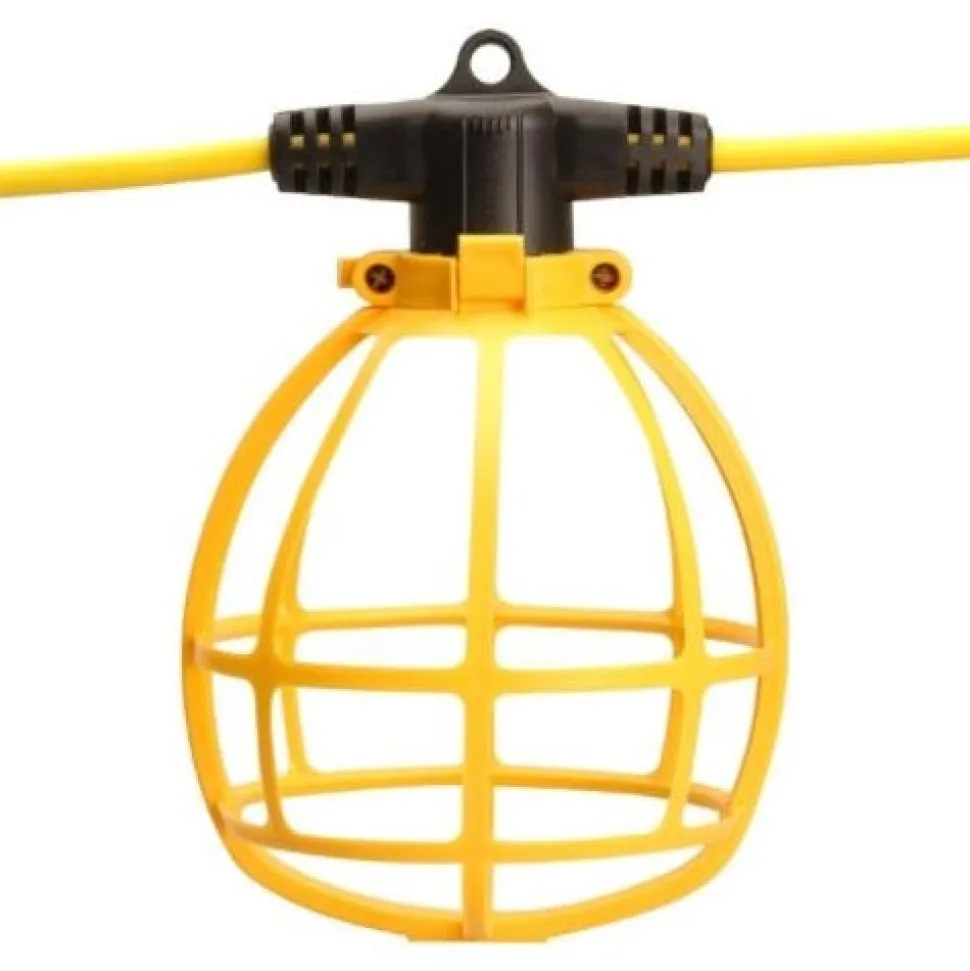 Southwire 100' String Light 10-Outlet 1,500 Watt Max / 30,000 Lumen (Bulbs Not Included) LED or Incandescent 7145SW