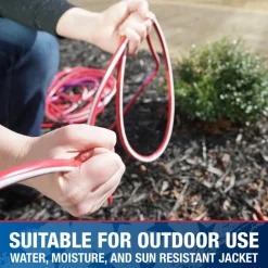 Southwire Tools & Equipment 50-Foot Contractor Grade 12/3 with Lighted End American Made SJTW Extension Cord - Wounded Warrior Project 2548SWUSA1