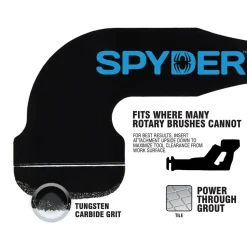 Spyder 1/16" Grout Removal Tool, Attachment for Reciprocating Saws 100227