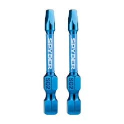 Spyder 2" SQ2 Impact Driver Bit (2-Pack) 19049