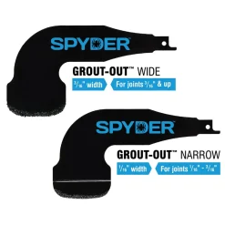 Spyder 1/16 to 1/8" Grout Removal Tool Reciprocating Saw Blade Attachment 100263