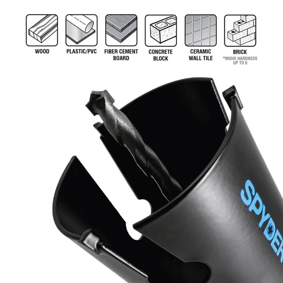 Spyder 3/4" Tungsten Carbide Tipped (TCT) Non-Arbored Hole Saw 600002CF