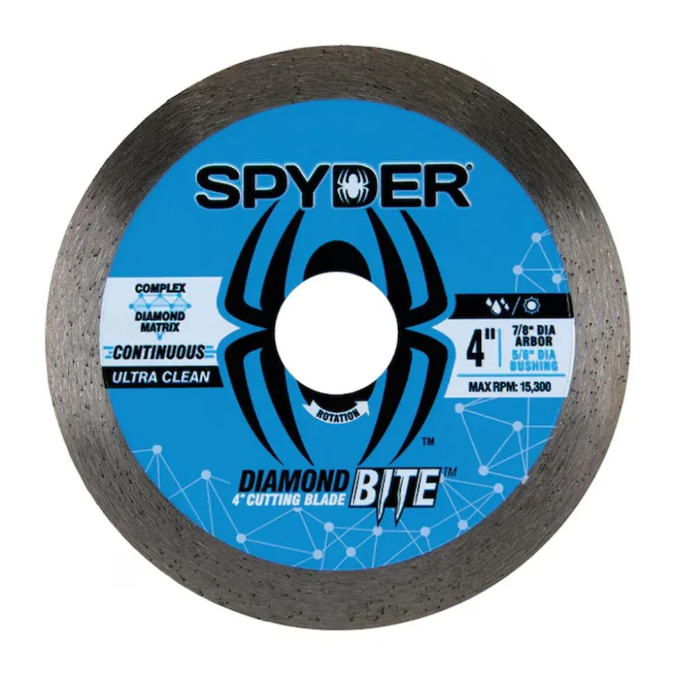 Spyder 4" Wet/Dry Continuous Diamond Saw Blade 14100