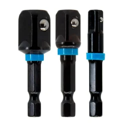 Spyder 3-Piece Impact Socket Driver Adapter Set (1/4, 3/8, 1/2") 19064