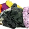 Star Wipers Reclaimed Colored Knit Rags, Import Grade - 25lb Machine Compressed Box RCKIPMC-25