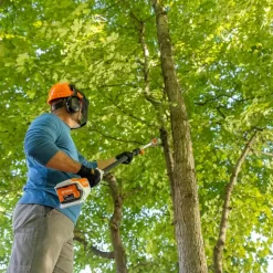 STIHL 10 in. 36 V Battery Pole Pruner Tool Only w/ AK 20 battery and AL 101 charger HTA 50 10