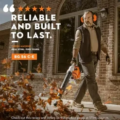 STIHL Leaf Blower Handheld 412 CFM 27.2cc Gas BG 56 C-E