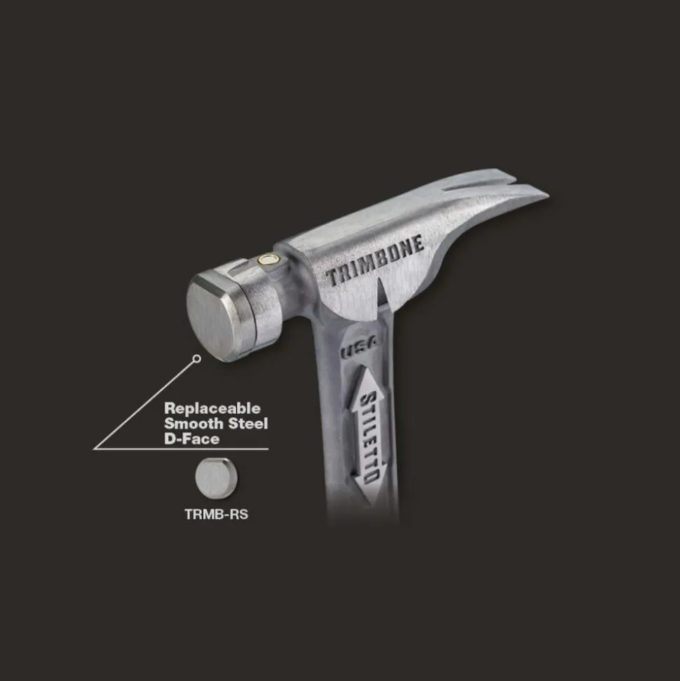Stiletto TRIMBONE 10oz Smooth/Curve Titanium Hammer TRMB