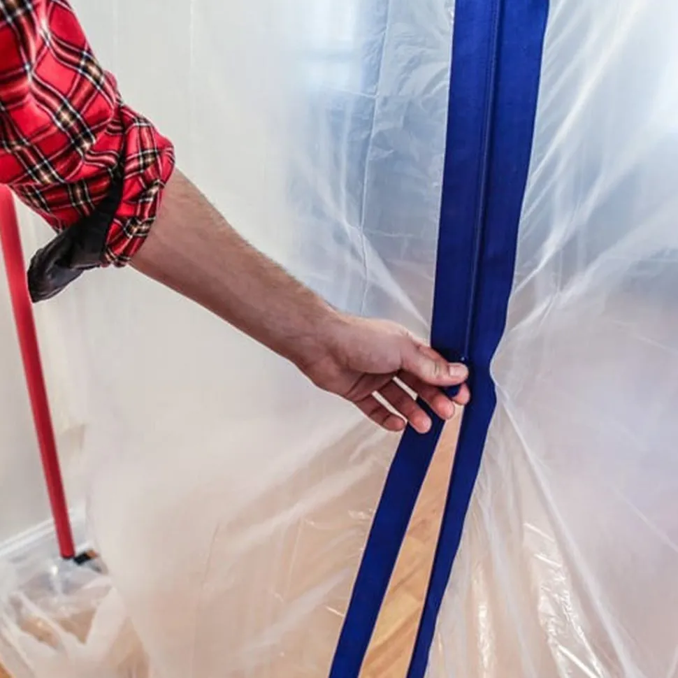 Surface Shields 3" x 7' Blue Boxed Zipper (2-Pack) ZC02