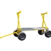 Tie Down TranzCart Mobile Roof Cart Kit w/ Guardrail Rack 65049