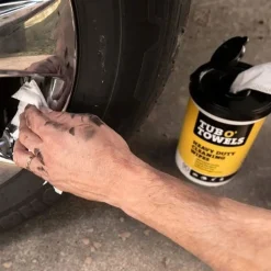 Tub-O Towels 90 Towel Canister Heavy Duty Cleansing Wipes TW90