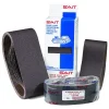 United Abrasives Sait 3" x 21" AO-X Aluminum Oxide Belts, Open Coat, X Weight Cotton, 120 Grit, Blue Line 58167