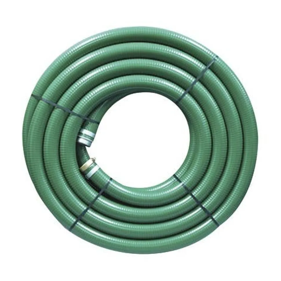 Water PVC Suction Hose with NPT Fitting 2" x 20' H2-20-SUC