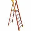 Werner 12' Fiberglass Podium Ladder 6' Platform Type IA PD6206