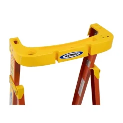 Werner 12' Fiberglass Podium Ladder 6' Platform Type IA PD6206