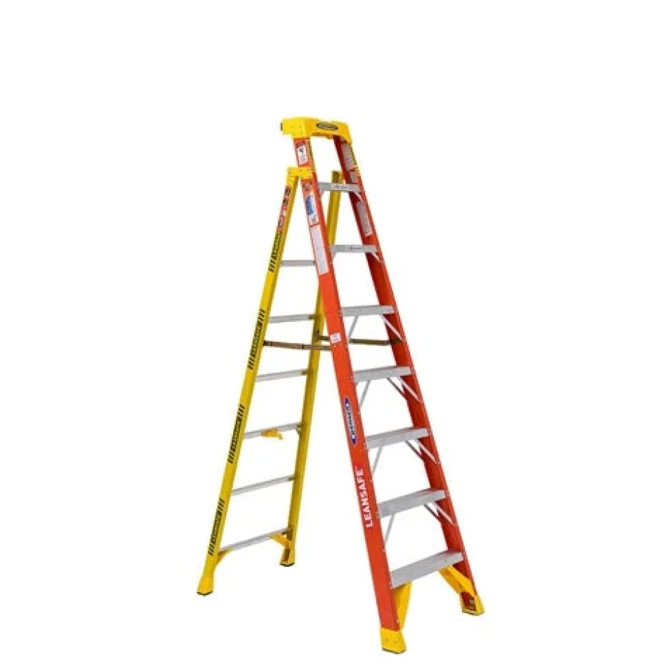 Werner 8' LeanSafe Type IA Fiberglass Leaning Ladder L6208