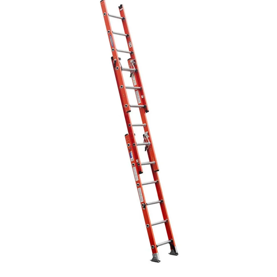 Werner 16' Type IA Fiberglass D-Rung Extension Ladder D6216-3