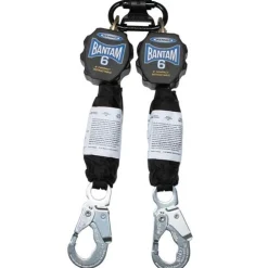 Werner Bantam 6' Web Self-Retracting Lifeline Twinleg Carabiner R431006
