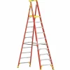 Werner 16ft. Reach Height Fiberglass Podium Ladder 10ft. Type IA PD6210