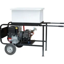 Wheeler-Rex Gas Triple Diapragm Hydrostatic Test Pump w/ 5.5 HP Honda & Tank 500 PSI 467010