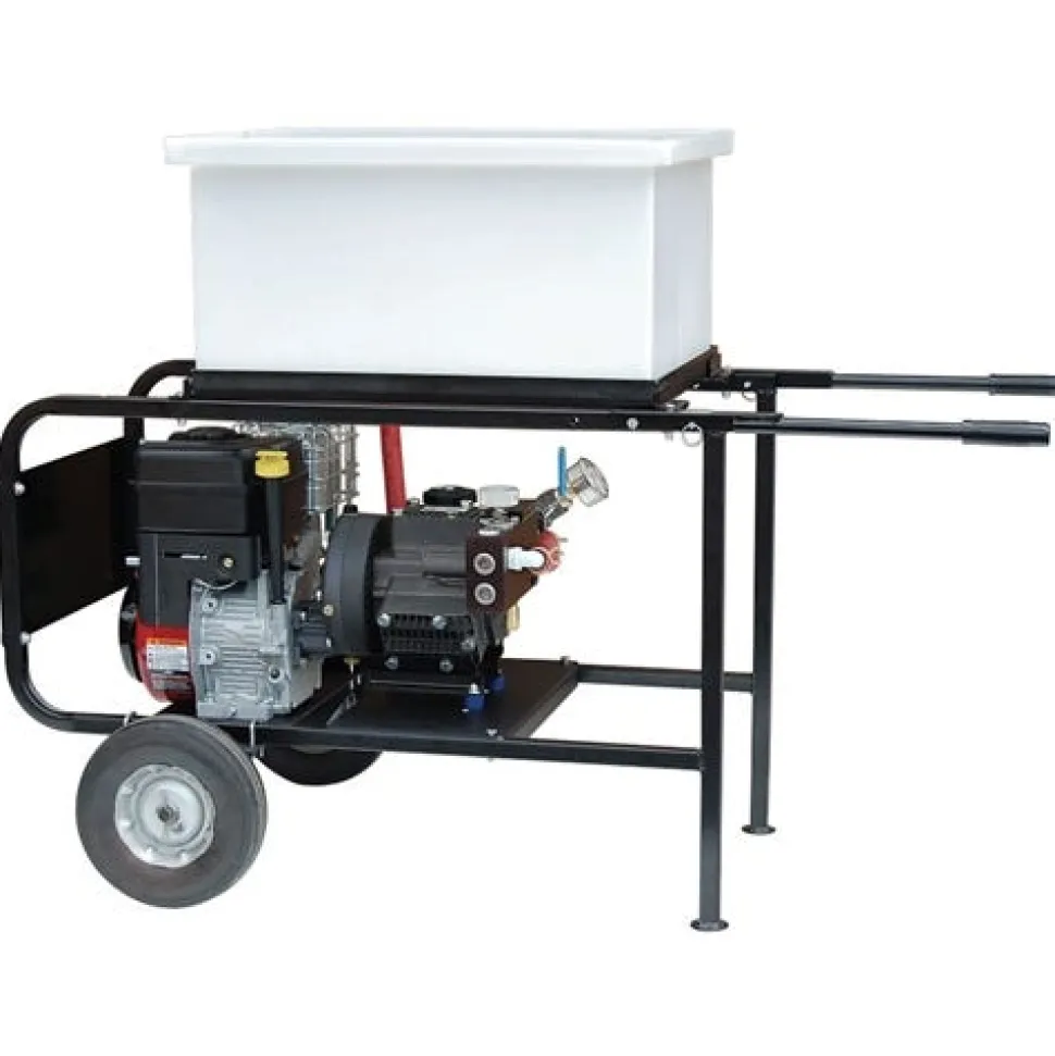 Wheeler-Rex Gas Triple Diapragm Hydrostatic Test Pump w/ 5.5 HP Honda & Tank 500 PSI 467010