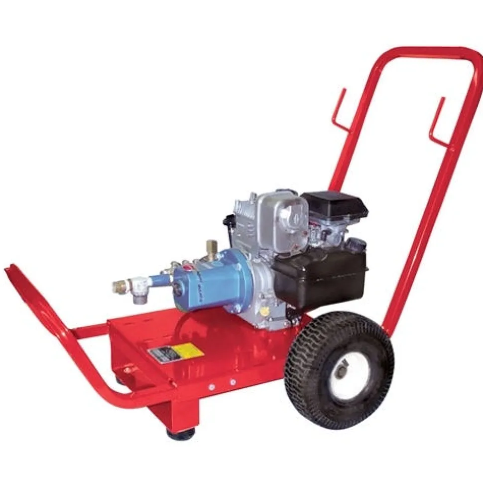 Wheeler-Rex Gas Triplex Plunger Hydrostatic Test Pump w/ 5.5 HP Honda 1200 PSI 462000