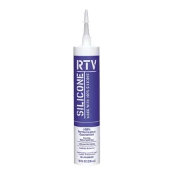 White Lighting Contractor RTV Silicone Sealant, 10 oz Cartridge, White 425-WL099112W