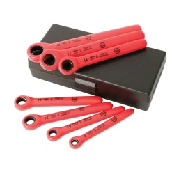 Wiha 7 Piece Insulated Ratchet Wrench Set - Metric 21290