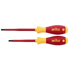 Wiha 2 Piece Insulated SoftFinish Screwdriver Set 32105