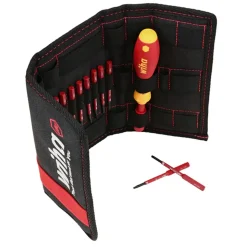 Wiha 19 Piece Insulated Softfinish Slimline Blade Set 28398