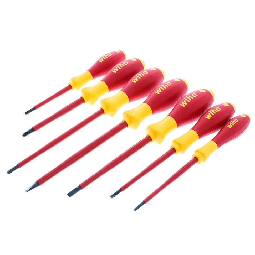 Wiha 7 Piece Insulated SoftFinish Screwdriver Set 32097