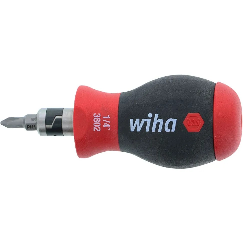 Wiha 14inOne SoftFinish Stubby Multi-Bit Driver 38090