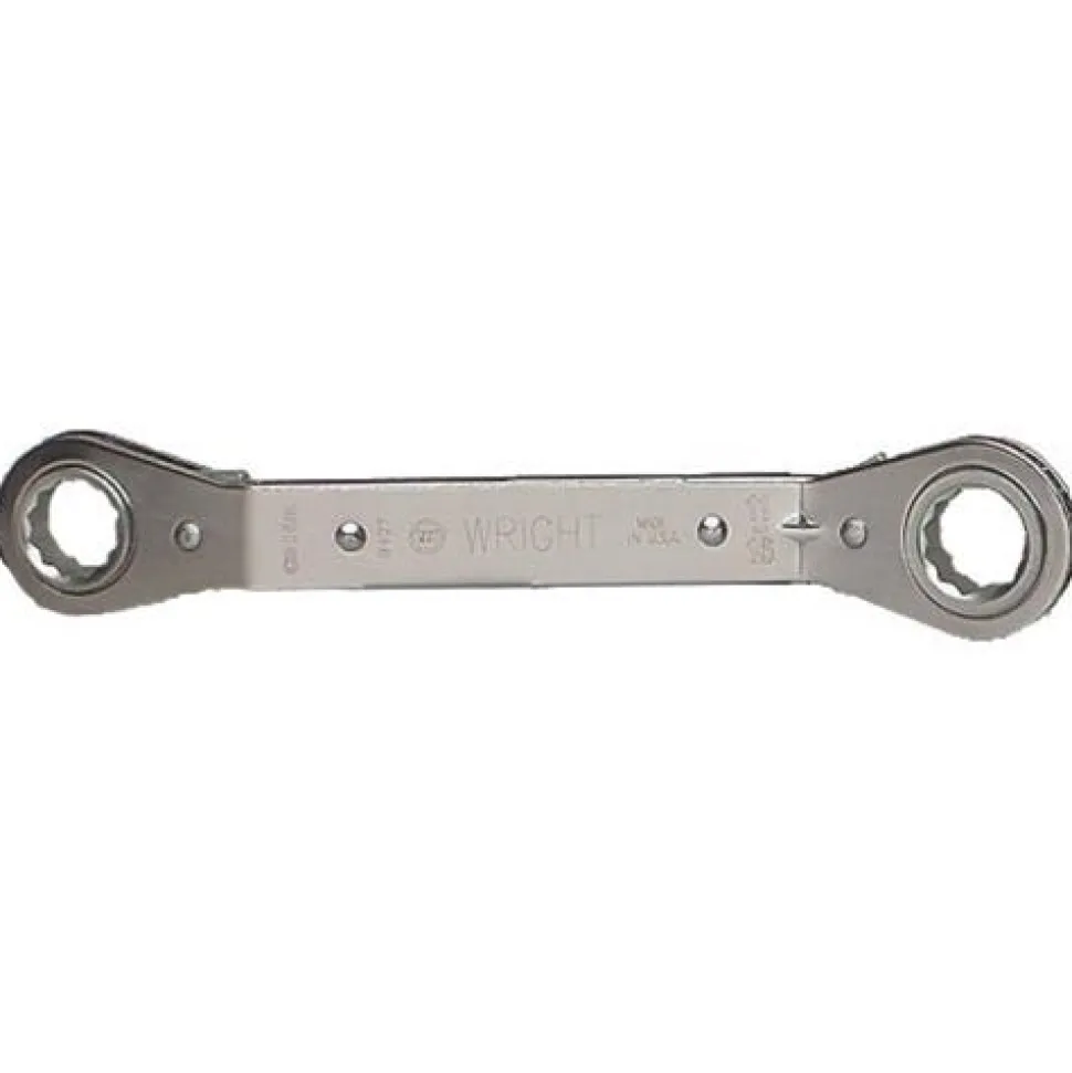 Wright 1-1/8" x 1-1/4" Ratcheting Box Wrench 12 Pt. Offset Reverse 9389